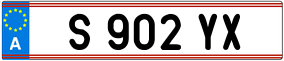 Truck License Plate